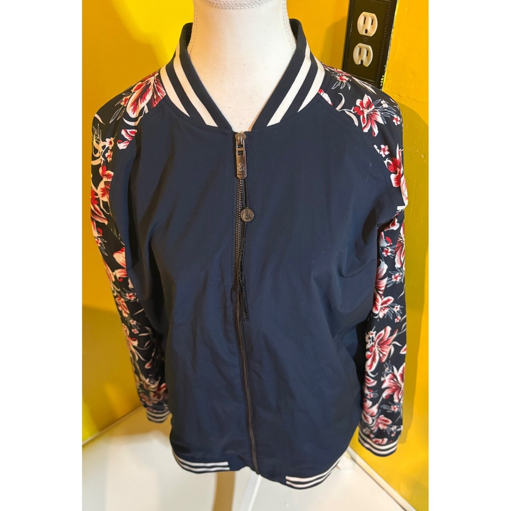 Paisley & Gray Men's Slim Fit Bomber Track Jacket, size large NWOT